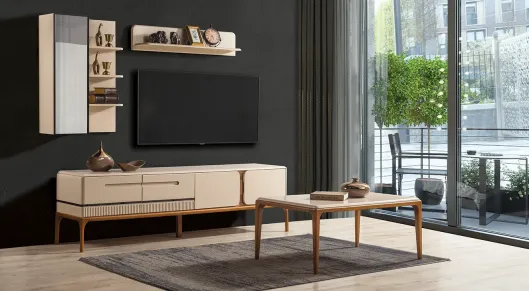 Product img 2, Nirvana Ahşap Ayaklı Tv Ünitesi